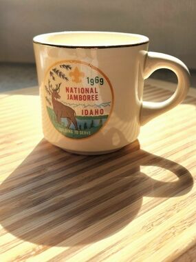 Cream National Jamboree Idaho Ceramic Mug